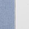 Белый/Лен голубой