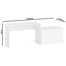 Стол письменный 1200 Мори с тумбой с дверками