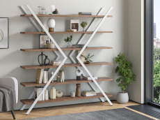 Стеллажи, Стеллаж Айсберг Лофт ИКС белый