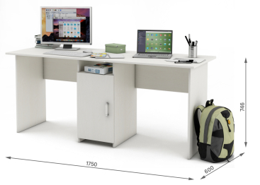 Письменный стол Лайт 10 для двоих