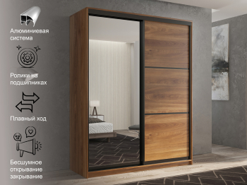 Шкаф-купе 2х дверный Кааппи 2 140х60