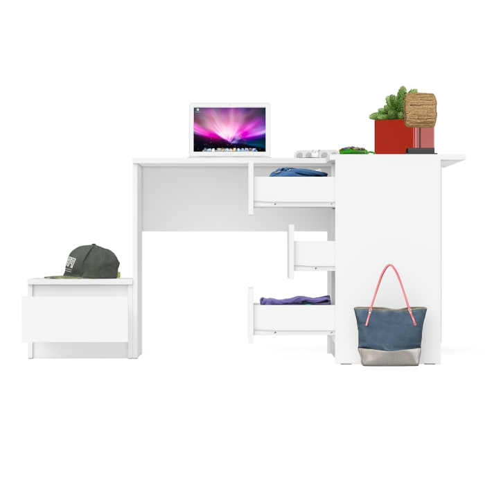 Угловые, Угловой компьютерный стол Мори МС-16 правый с тумбой ТМП400