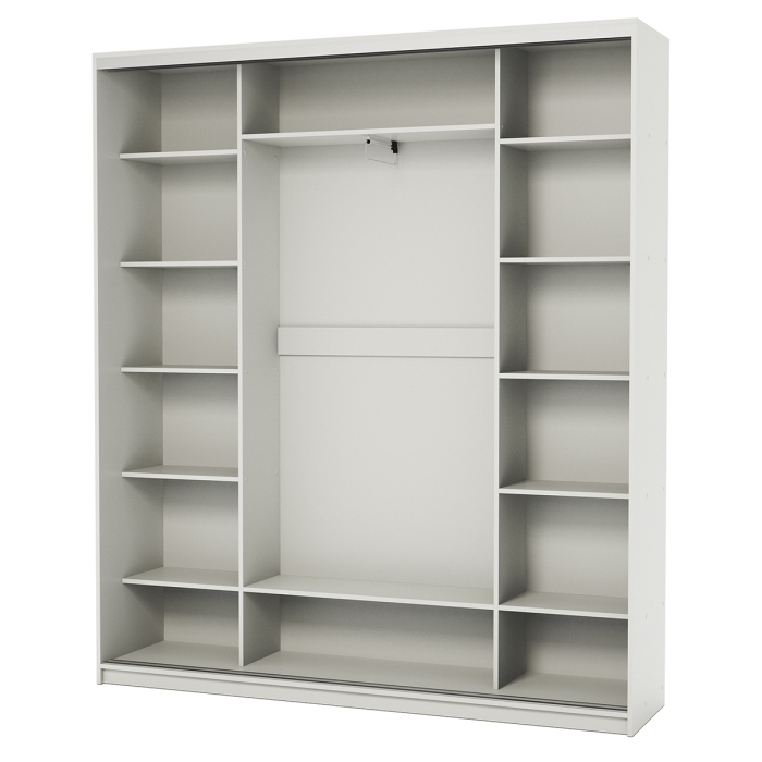 Шкафы-купе, Шкаф-купе 3-х дв. Премиум комбинированный 200х45х220