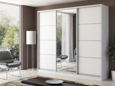 Шкафы-купе, Шкаф купе 3-х дверный Айсберг 250 +зеркало