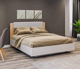 Кровать Милан СБ-3269/1 с подъемным механизмом с матрасом Тропикана-Боннет плюс 1600*2000