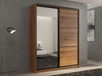 Шкаф-купе 2х дверный Кааппи 2 140х60