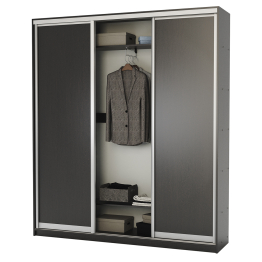 Шкаф-купе 3-х дв. Премиум комбинированный 180х45х220