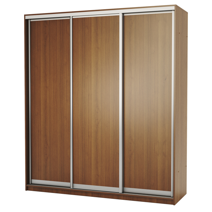 Шкафы-купе, Шкаф-купе 3-х дв. Премиум с полками и со штангами 190х60х220