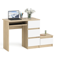 Прямые компьютерные столы, Стол компьютерный Мори МС-6 правое исполнение с тумбочкой 400-1