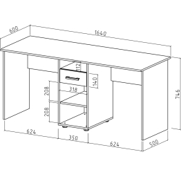 Письменный стол Остин-7