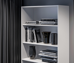 Стеллаж Твин СБ-3373 Белый