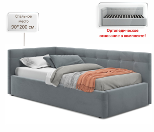 Односпальная кровать-тахта Bonna 900 ортопедическое основание с матрасом PROMO B COCOS