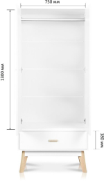 Шкаф для одежды Радиорама 2113 185х80х50 см