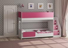 Для подростков, Двухъярусная кровать Легенда 43.4.1 белый