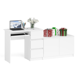 Тумба Мори МА900.1 и стол компьютерный МС-6 ящики справа