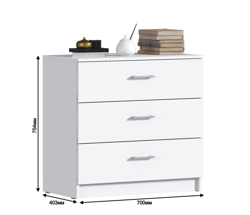 Комоды, Комод Терра (Лофт) СБ-2964 Белый