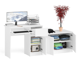 Тумба Мори МА900-1 и стол компьютерный Мори МС-1 правый