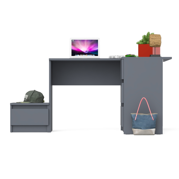 Угловые, Угловой компьютерный стол Мори МС-16 правый с тумбой ТМП400