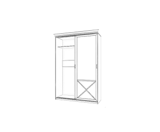 Шкаф-купе Бэль+Карниз 1543/602