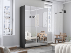 Шкафы-купе 2-х дверные, Шкаф Прайм дуо Зеркало+зеркало 2300 х 1600 х 570