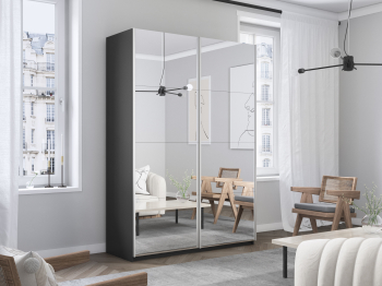 Шкаф Прайм дуо Зеркало+зеркало 2300 х 1600 х 570