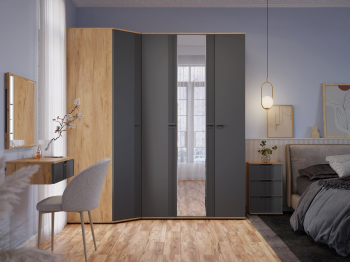 Шкаф угловой Эмилия ЭЛ-17К глухой