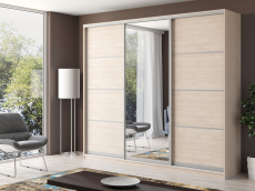 Шкафы-купе, Шкаф купе 3-х дверный Айсберг 250 +зеркало