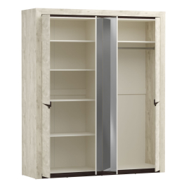 Шкаф для одежды с полками Лючия 33.01 4х дв.