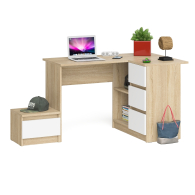 Угловые, Угловой компьютерный стол Мори МС-16 правый с тумбой ТМП400