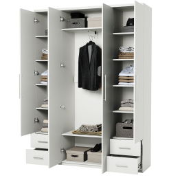 Шкаф четырехдверный Мелодия МКЯ2-43 180х45