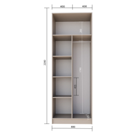 Шкаф Голд Бостон  800