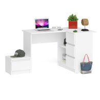 Угловые, Угловой компьютерный стол Мори МС-16 правый с тумбой ТМП400