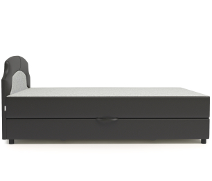 Кровать тахта Шарм 90 с подъемным механизмом, шенилл / экокожа