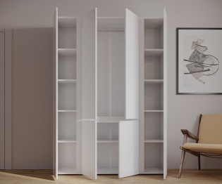 Шкаф распашной Сура 2 -1500