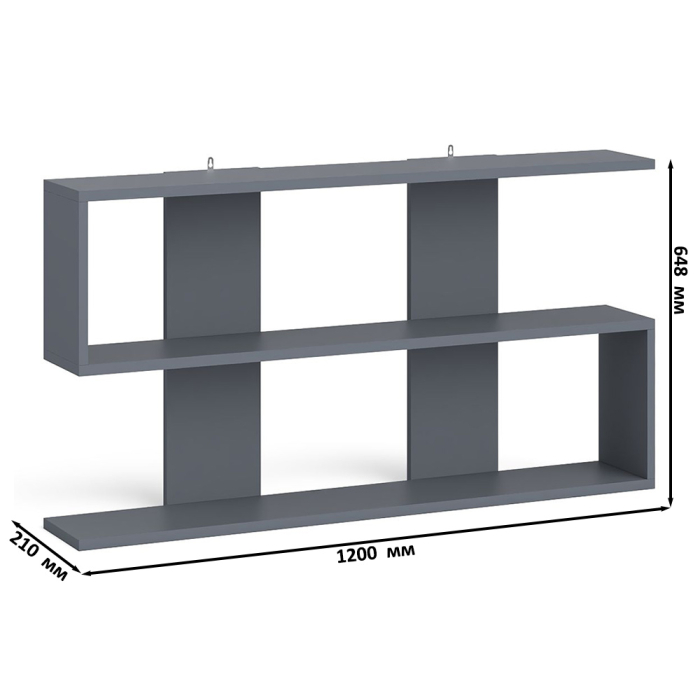 Прямые компьютерные столы, Комод три ящика Мори 800 с письменным столом 1200 и навесной полкой 1200