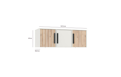 Шкаф для одежды Вегас 83.08 + антресоль 83.11