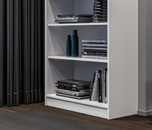 Стеллаж Твин СБ-3373 Белый