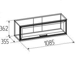 Шкаф навесной Аурелио 81