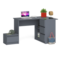 Угловые, Угловой компьютерный стол Мори МС-16 правый с тумбой ТМП400