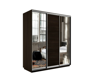 Шкаф-купе Экспресс Медиум (2 зеркала) трио 2200 x 1800 x 600
