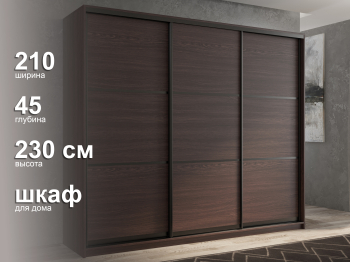 Шкаф-купе 3х дверный Кааппи 4 210х45