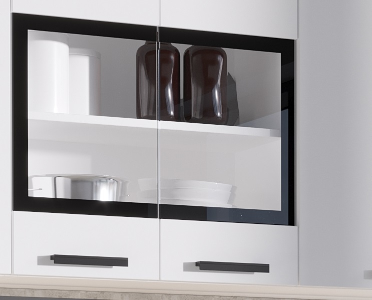 Кухонные гарнитуры, Кухня Хозяюшка 1,5 м Белый гладкий/Дуб вотан ЛДСП