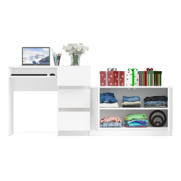 Тумба Мори МА900.1 и стол компьютерный МС-6 ящики справа