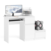 Прямые компьютерные столы, Компьютерный стол МС-1 правый с тумбой Мори