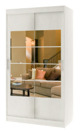 Шкаф купе РИФ-2 ЗЕРКАЛО вариант 3 габарит 900х400х2000