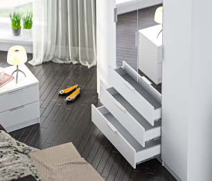 Шкаф 4х дверный с зеркалами Николь СБ-2595/1 Белый