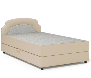 Кровать тахта Шарм 90 с подъемным механизмом, шенилл/экокожа