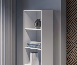 Стеллаж Твин СБ-3372 Белый