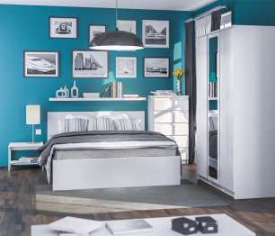 Шкаф 3-х дверный Медея СБ-2493