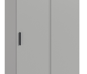 Шкаф приставной Милан СБ-3258 Серый/МДФ Светло серый